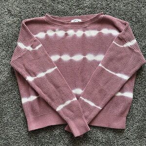 Bar III Pink Cropped Sweater
